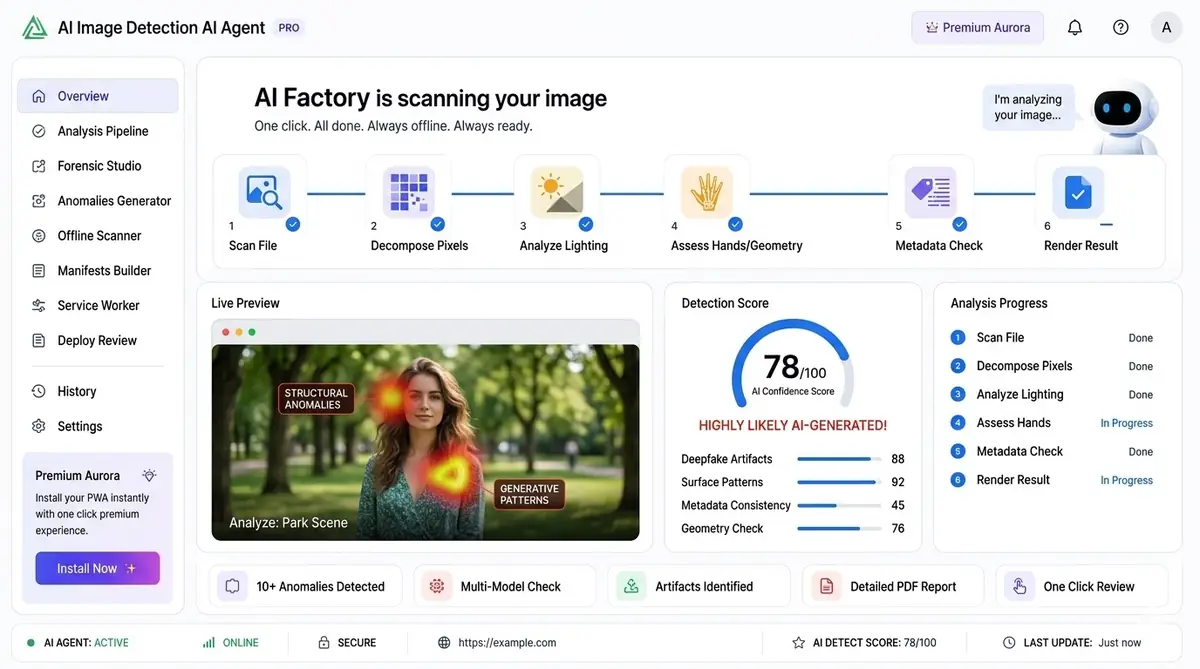AI cron validator dashboard — example of the AI cron validator dashboard software